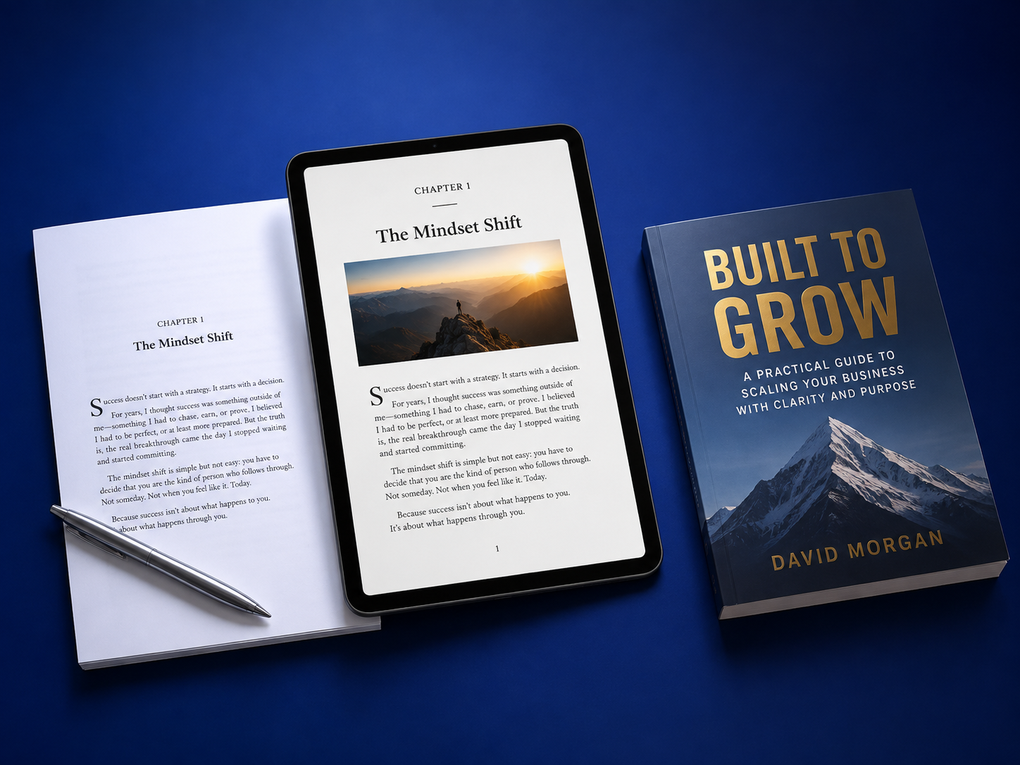 Professional eBook formatting and tablet preview