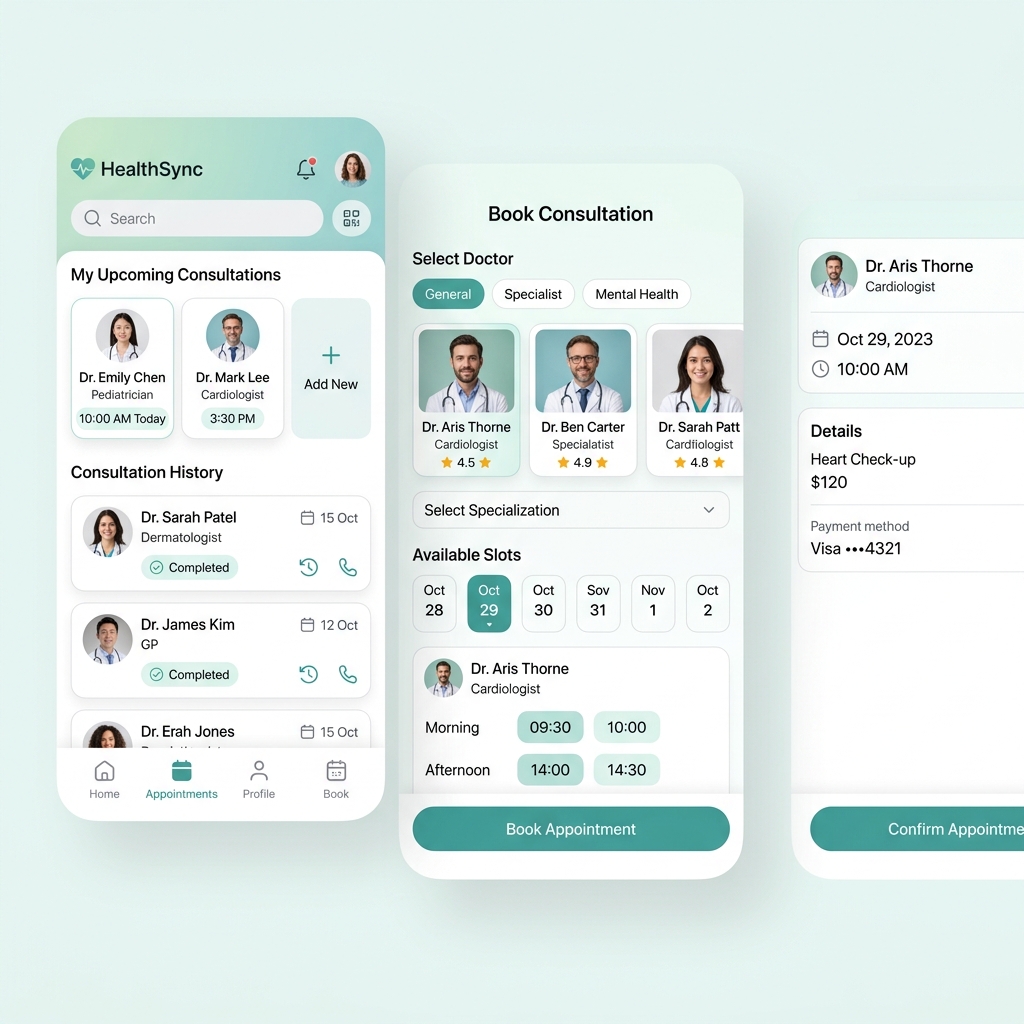 MedConnect Telehealth Mockup